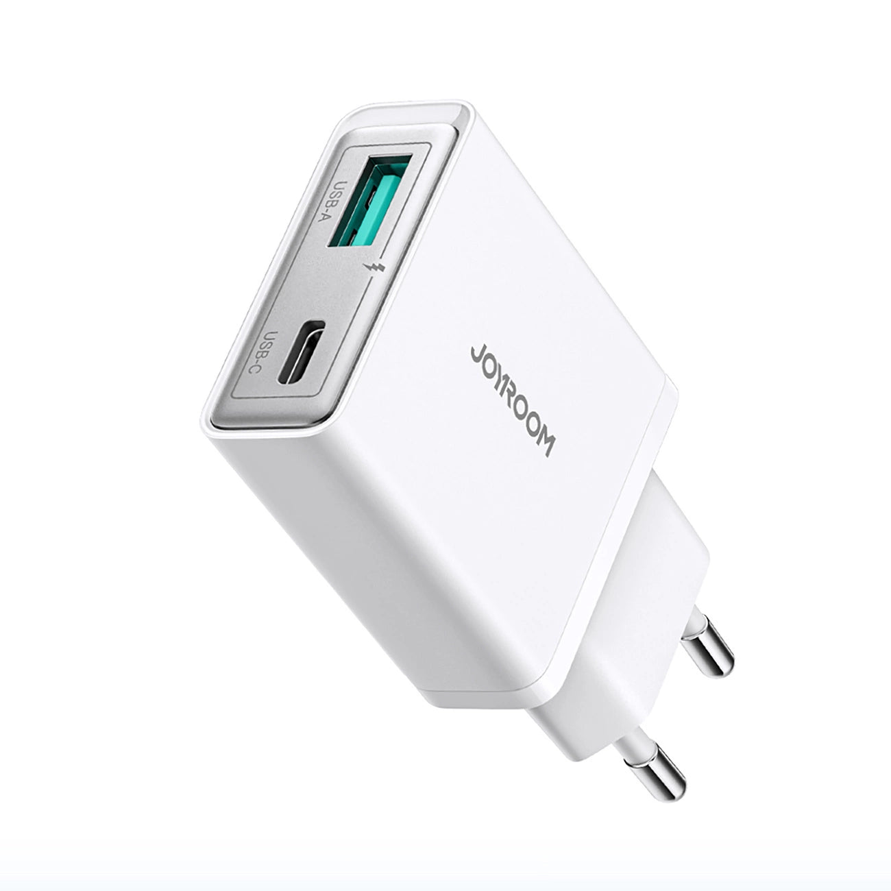Joyroom JR-TCF14 20W USB-A USB-C Super Slim Wall Charger - White_0