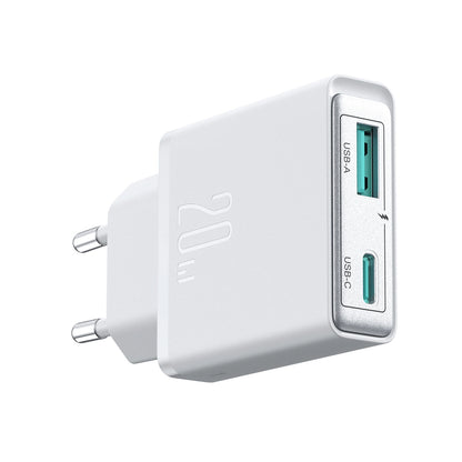 Joyroom JR-TCF14 20W USB-A USB-C Super Slim Wall Charger - White_6