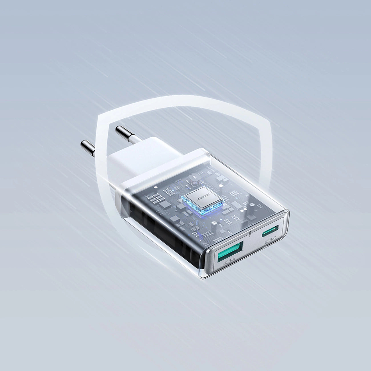 Joyroom JR-TCF14 20W USB-A USB-C Super Slim Wall Charger - White_16