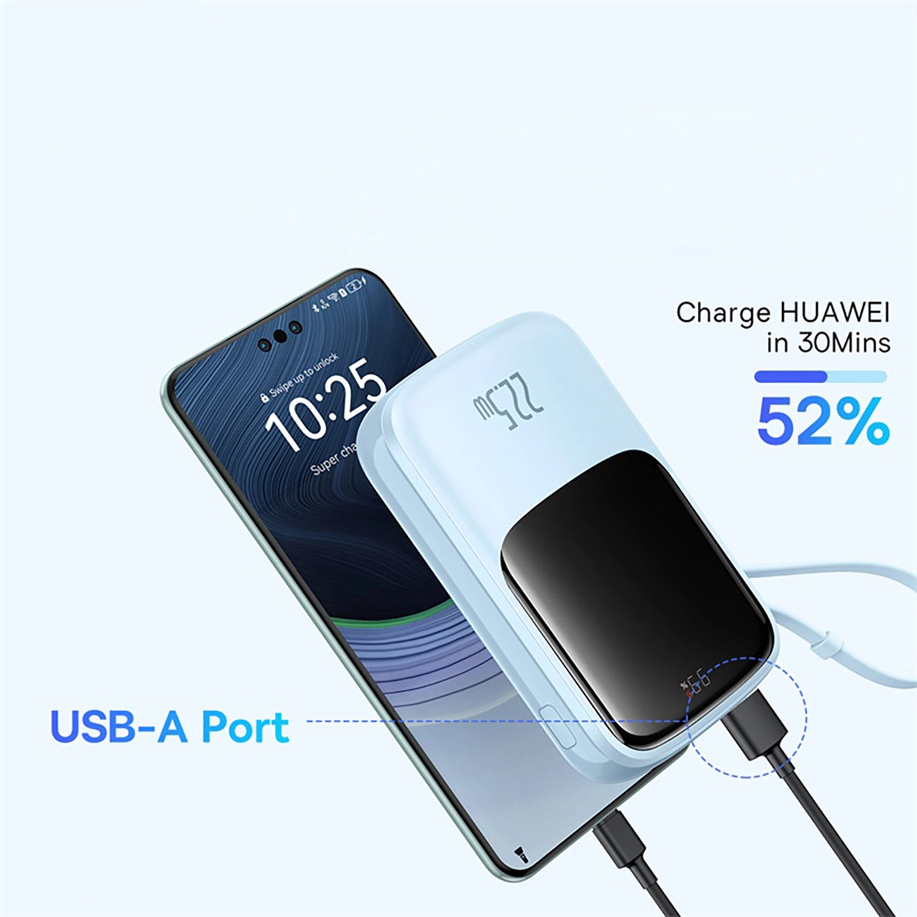 Baseus Qpow Pro+ 22.5W 10000mAh USB-C Power Bank - Blue_9