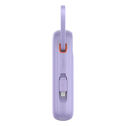 Baseus QPow 2 30W 10000mAh Power Bank with Built-in USB-C Cables - Purple_8