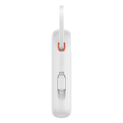 Baseus QPow 2 30W 10000mAh Power Bank with Built-in USB-C Cables - White_4