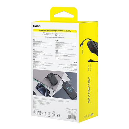 Baseus QPow 2 30W 10000mAh Power Bank with Built-in USB-C Cables - Black_14