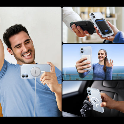 Ugreen Classy Clear Magnetic iPhone 16 Case - Transparent_3