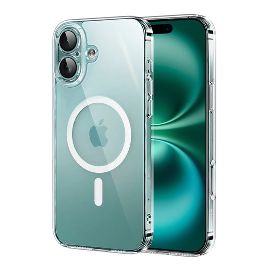 Ugreen Classy Clear Magnetic Case for iPhone 16 Plus - Transparent_0