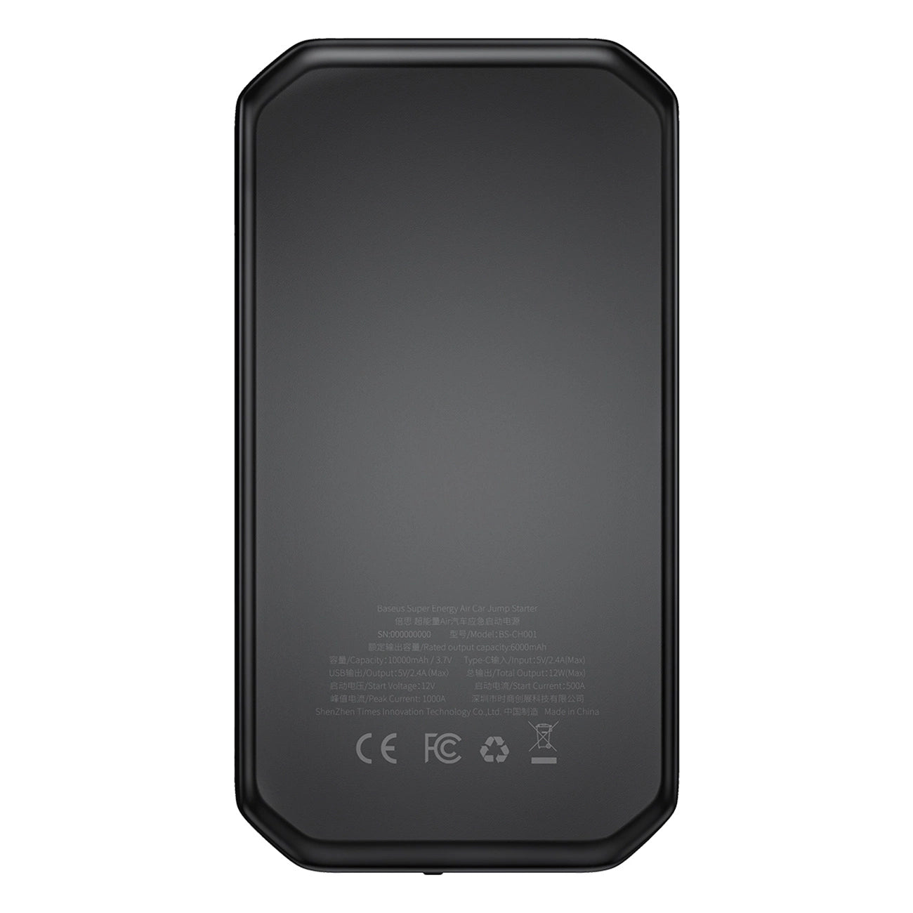 Baseus Super Energy Air Series Car Jump Starter (10000mAh, 1000A Peak Current) Cluster Black_2