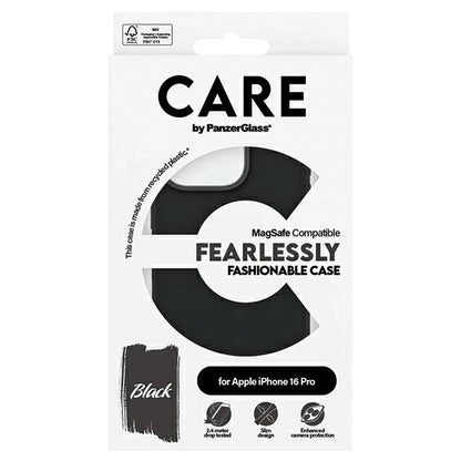 CARE by PanzerGlass Fashion Case iPhone 16 Pro 6.3" black/black MagSafe 1378_3