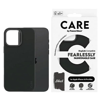 CARE by PanzerGlass Fashion Case iPhone 16 Pro Max 6.9" black/black MagSafe 1380_0
