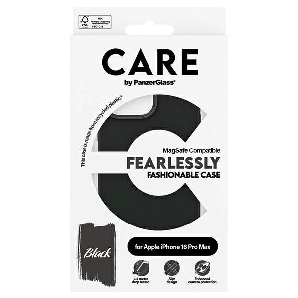 CARE by PanzerGlass Fashion Case iPhone 16 Pro Max 6.9" black/black MagSafe 1380_3