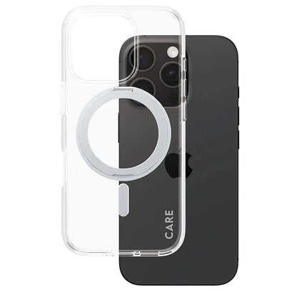 CARE by PanzerGlass Feature Kickstand Case iPhone 16 Pro 6.3" silver/silver MagSafe 1326_1