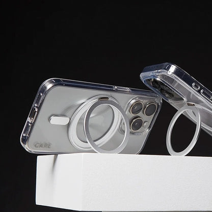 CARE by PanzerGlass Feature Kickstand Case iPhone 16 Pro 6.3" silver/silver MagSafe 1326_3
