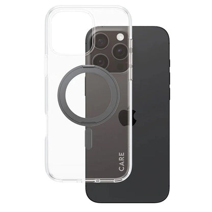 CARE by PanzerGlass Feature Kickstand Case iPhone 16 Pro Max 6.9" black/black MagSafe 1324_1