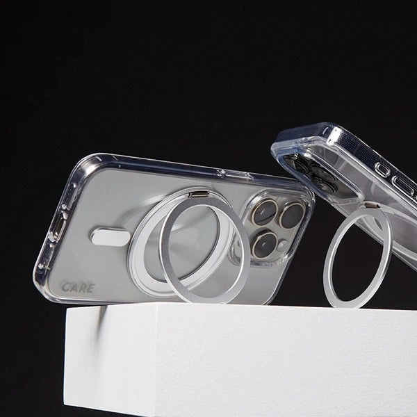 CARE by PanzerGlass Feature Kickstand Case iPhone 16 Pro Max 6.9" silver/silver MagSafe 1328_3