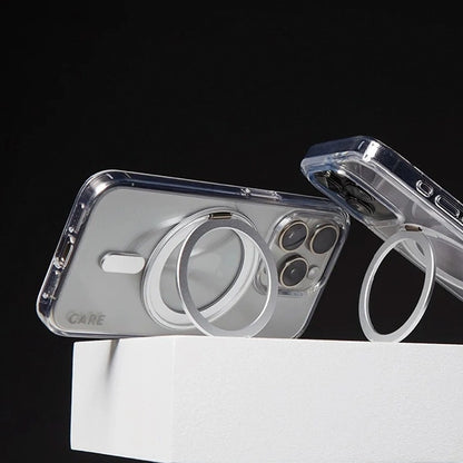 CARE by PanzerGlass Feature Kickstand Case iPhone 16 Pro Max 6.9" silver/silver MagSafe 1328_3