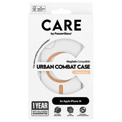 CARE by PanzerGlass Flagship Case iPhone 16 6.1&quot; peach/peachy MagSafe 1373_3