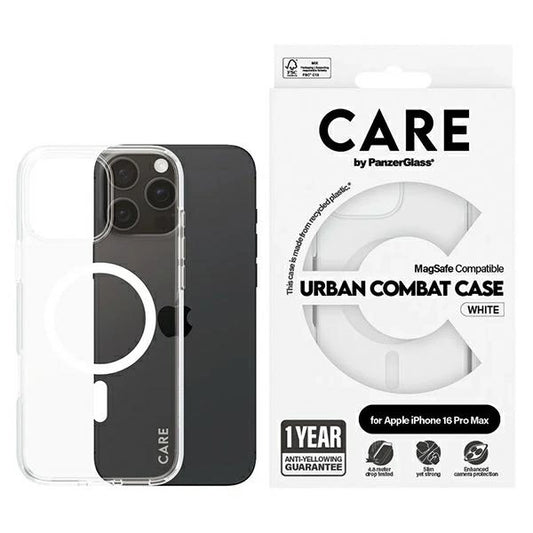 CARE by PanzerGlass Flagship Case iPhone 16 Pro Max 6.9&quot; white/white MagSafe 1340_0