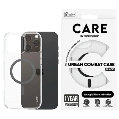 CARE by PanzerGlass Flagship Case iPhone 16 Pro Max 6.9" black/black MagSafe 1348_0