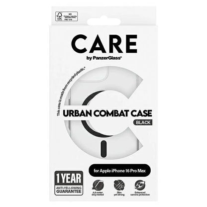 CARE by PanzerGlass Flagship Case iPhone 16 Pro Max 6.9" black/black MagSafe 1348_3