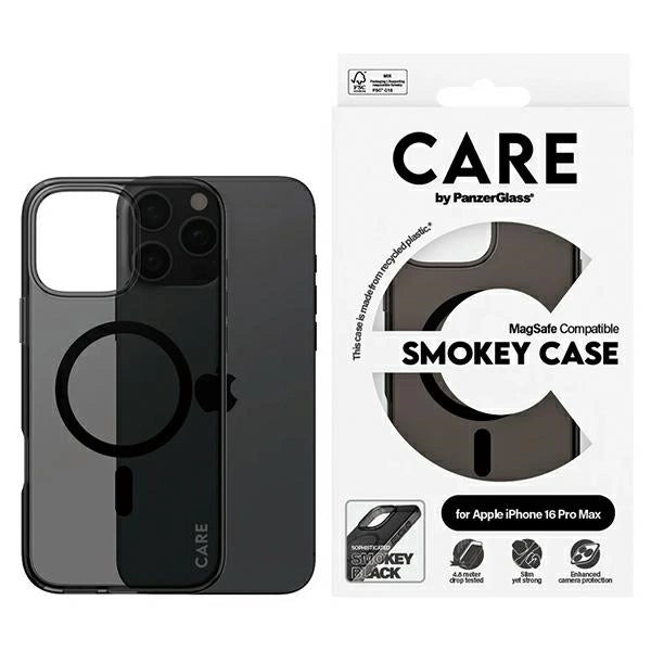 CARE by PanzerGlass Flagship Case iPhone 16 Pro Max 6.9" smoke/smokey MagSafe 1352_0