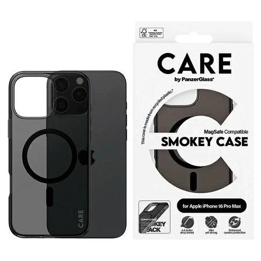 CARE by PanzerGlass Flagship Case iPhone 16 Pro Max 6.9" smoke/smokey MagSafe 1352_0