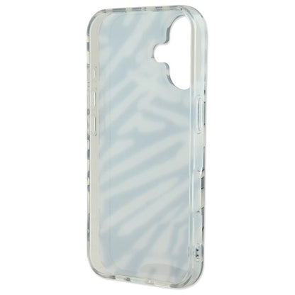 Karl Lagerfeld IML Zebra Pattern &amp; Cord iPhone 16 Case - Black_5