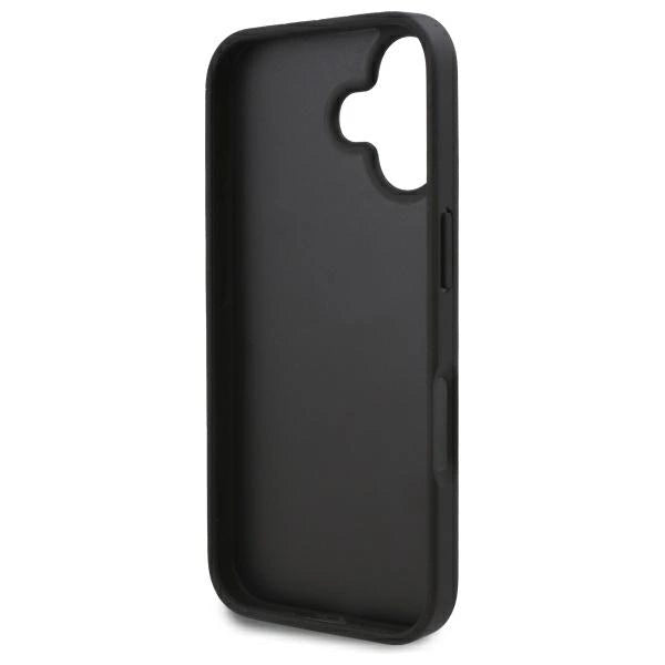 Karl Lagerfeld Cardslots Monogram iPhone 16 Case - Black_6