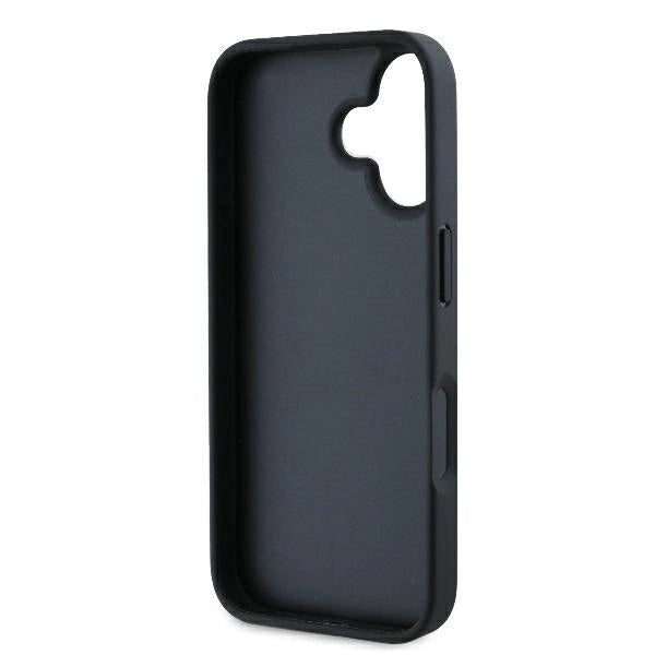 Karl Lagerfeld Monogram Karl &amp; Choupette Head Pin iPhone 16 Case - Black_6