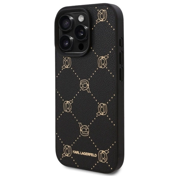 Karl Lagerfeld Magsafe Karl Head Case for iPhone 16 Pro Max - Black_1