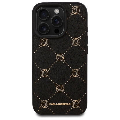 Karl Lagerfeld Magsafe Karl Head Case for iPhone 16 Pro Max - Black_2