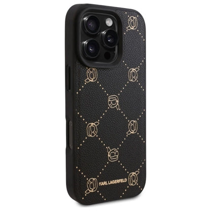 Karl Lagerfeld Magsafe Karl Head Case for iPhone 16 Pro Max - Black_3