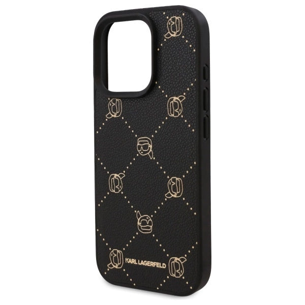Karl Lagerfeld Magsafe Karl Head Case for iPhone 16 Pro Max - Black_5
