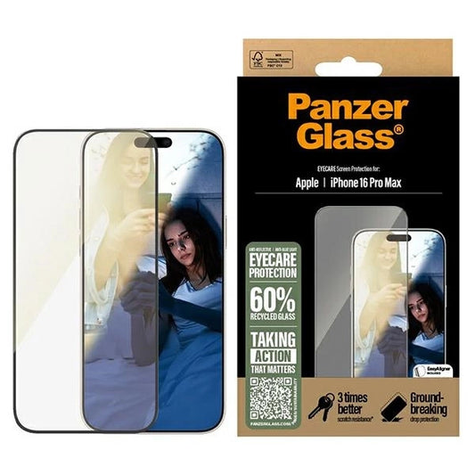 PanzerGlass EyeCare Screen Protector iPhone 16 Pro Max 6.9" Ultra-Wide Fit 2868_0