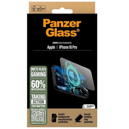PanzerGlass Gaming Screen Protector iPhone 16 Pro 6.3" Ultra-Wide Fit 2858_3