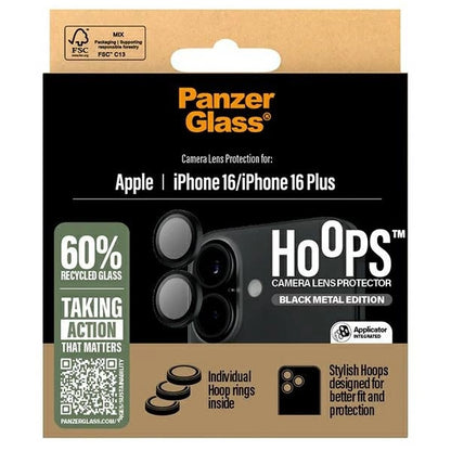 PanzerGlass Hoops Black Lens Protector iPhone 16 6.1" / 16 Plus 6.7" 1283_3
