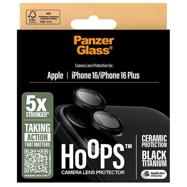 PanzerGlass Hoops Ceramic Lens Protector iPhone 16 6.1" / 16 Plus 6.7" 1281_3