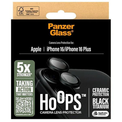 PanzerGlass Hoops Ceramic Lens Protector iPhone 16 6.1" / 16 Plus 6.7" 1281_3