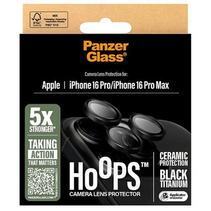 PanzerGlass Hoops Ceramic Lens Protector iPhone 16 Pro 6.3" / 16 Pro Max 6.9" 1282_3
