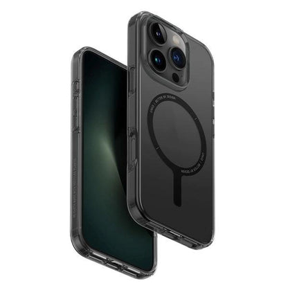 Uniq Clario case iPhone 16 Pro 6.3" Magclick Charging smoke/smoke_0