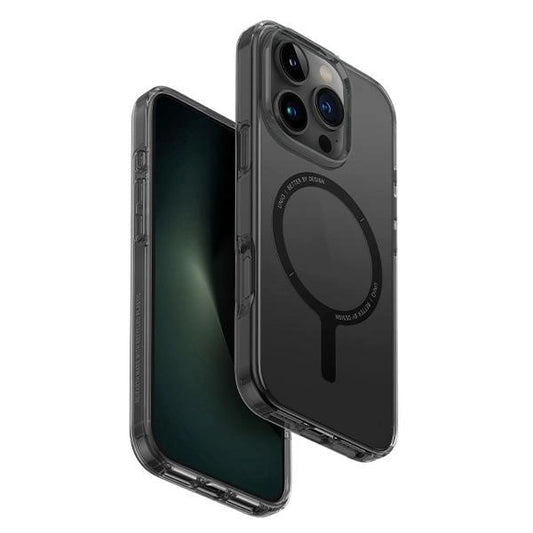 Uniq Clario case iPhone 16 Pro 6.3" Magclick Charging smoke/smoke_0