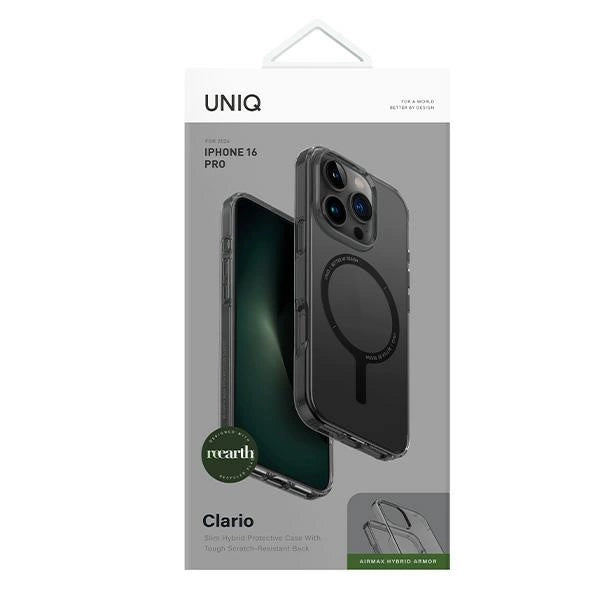 Uniq Clario case iPhone 16 Pro 6.3" Magclick Charging smoke/smoke_3