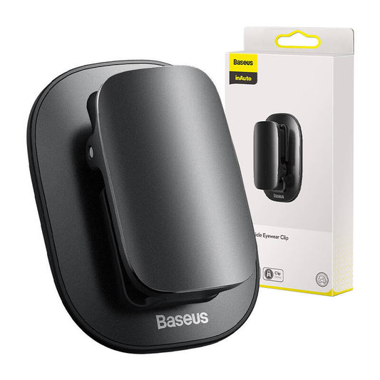 Baseus Platinum Vehicle eyewear clip Black_0