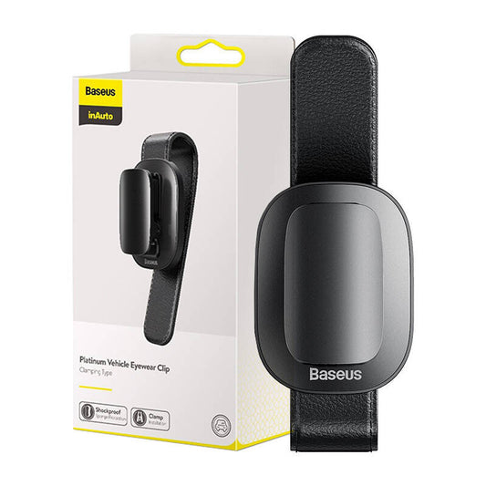 Baseus Platinum Vehicle eyewear clip (clamping type) Black_0