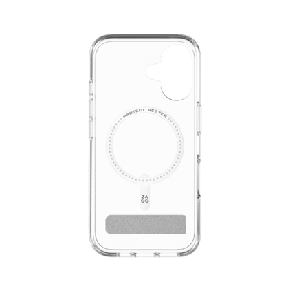 ZAGG Crystal Palace Snap Kickstand MagSafe Case for iPhone 16 - Clear_1