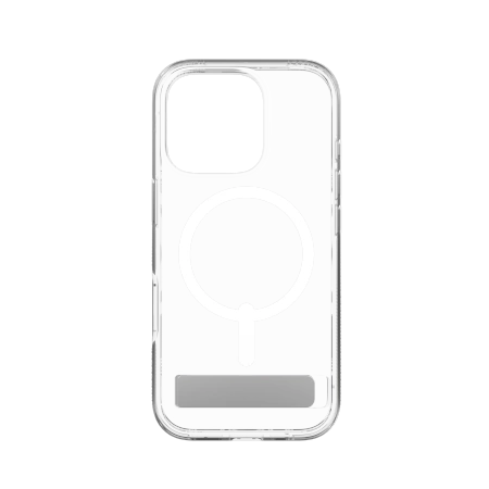 ZAGG Crystal Palace Snap Kickstand MagSafe Case with Stand for iPhone 16 Pro - Clear_0