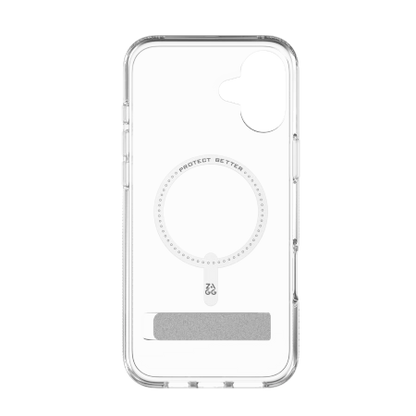 ZAGG Crystal Palace Snap Kickstand MagSafe Case for iPhone 16 Plus - Clear_1
