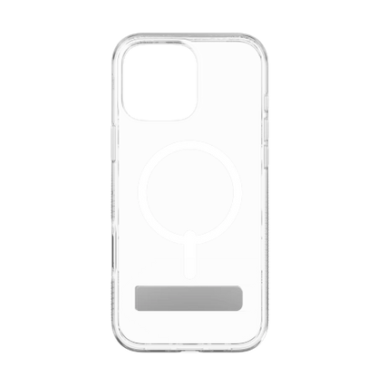 ZAGG Crystal Palace Snap Kickstand MagSafe Case with Stand for iPhone 16 Pro Max - Clear_0