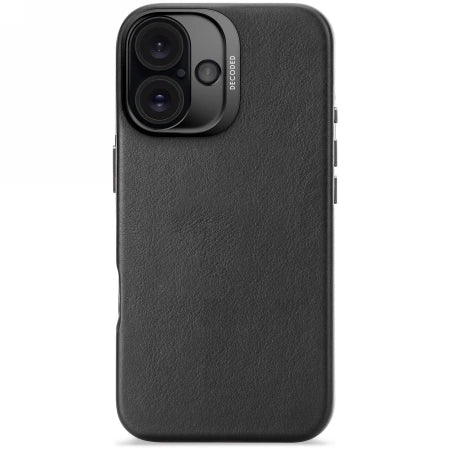 Decoded Leather Backcover with MagSafe for iPhone 16 - black_0