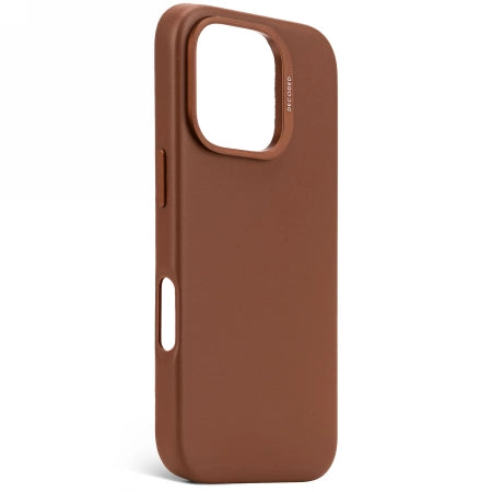 Decoded Leather Backcover case with MagSafe for iPhone 16 Pro - brown_1
