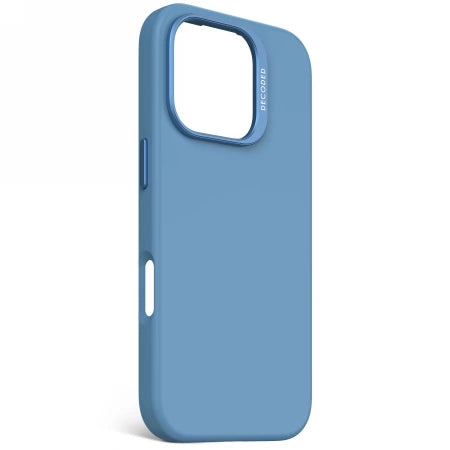 Decoded AntiMicrobial Silicone Backcover with MagSafe for iPhone 16 Pro - Blue_1