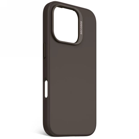 Decoded AntiMicrobial Silicone Backcover with MagSafe for iPhone 16 Pro - Dark Brown_1